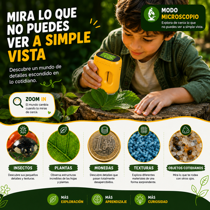 Microscopio y Telescopio 2 en 1 para Niños